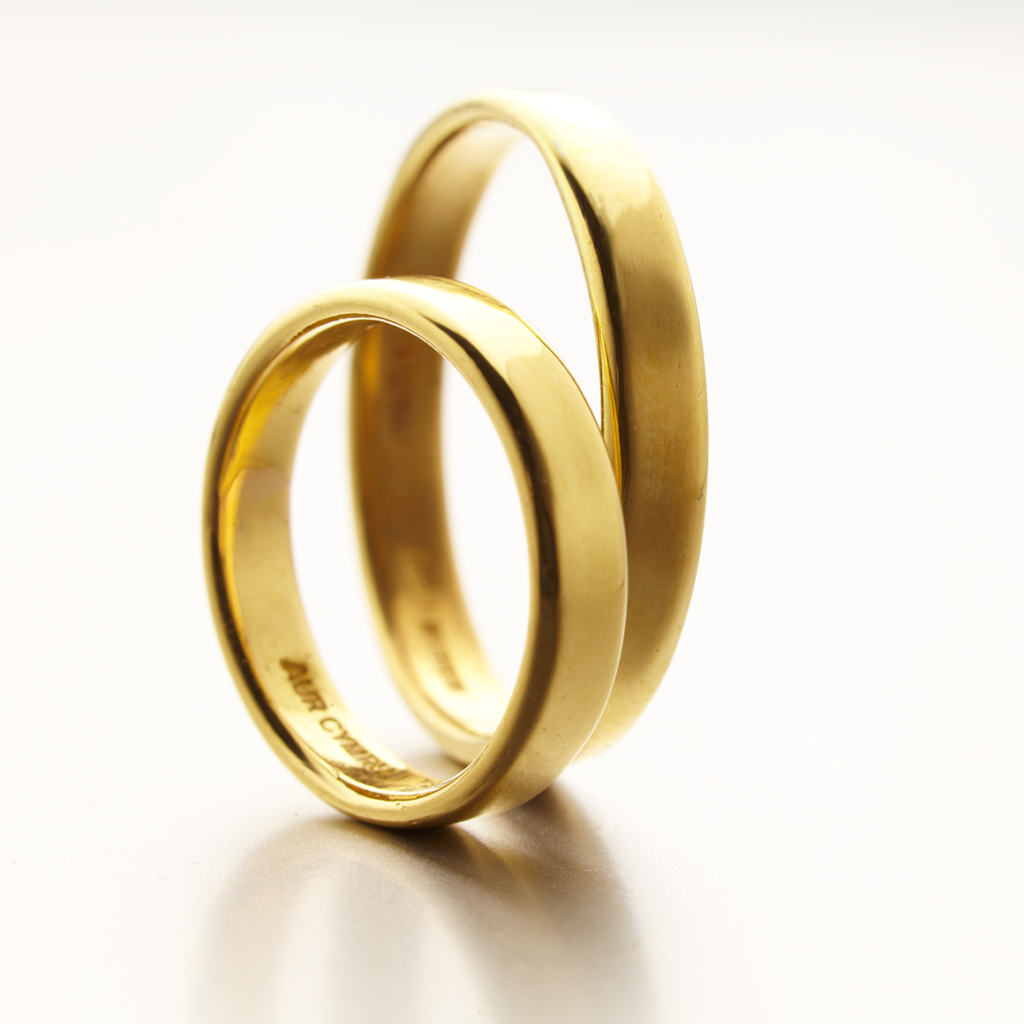 Pure Welsh Gold Wedding Band Rings - Welsh Gold / Aur Cymru Ltd.